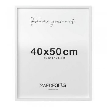 Wooden Frame - Vit 40x50cm