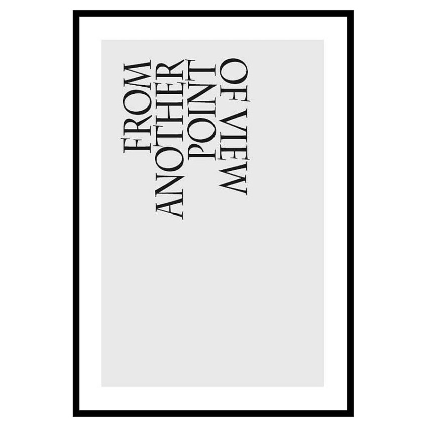 Simple text poster - Point of view