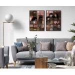 Konstnärlig målning - Tavla set i två delar