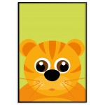 Kids poster - Funny tiger