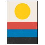 Retro vintage lines #2 - Line art poster