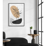 Botanisk linjekonst #1 - Minimalistisk affisch