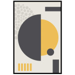 Sunny shapes #2 - Grafisk konst poster