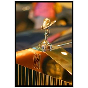 Rolls Royce - Golden car poster