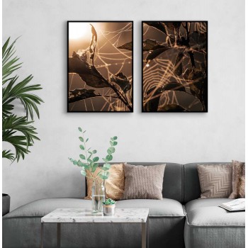 Golden nature - Two piece poster set