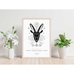 Stenbocken - Personlig poster med stjärntecken