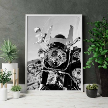 Classy & classic motor bike poster