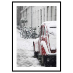 Snow in the town - Pretty cozy poster