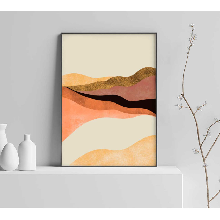 Warm nature #1 - Graphic arts poster