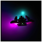 Abstract UFO - Turkos cyberpunk poster