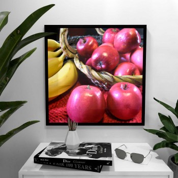Kitchen poster - Bananas and Pink apples