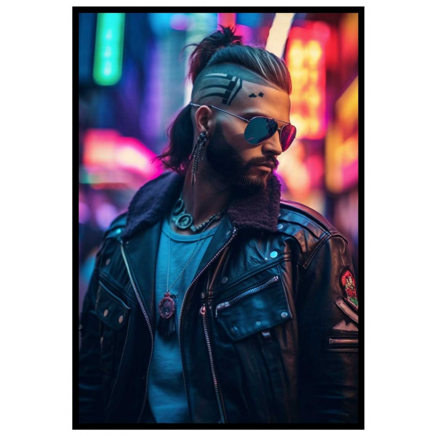 The Future Man - Cyber punk poster The Future Man - Cyber punk poster