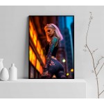 The Future Catwalk Girl - Cyber punk poster The Future Catwalk Girl - Cyber punk poster