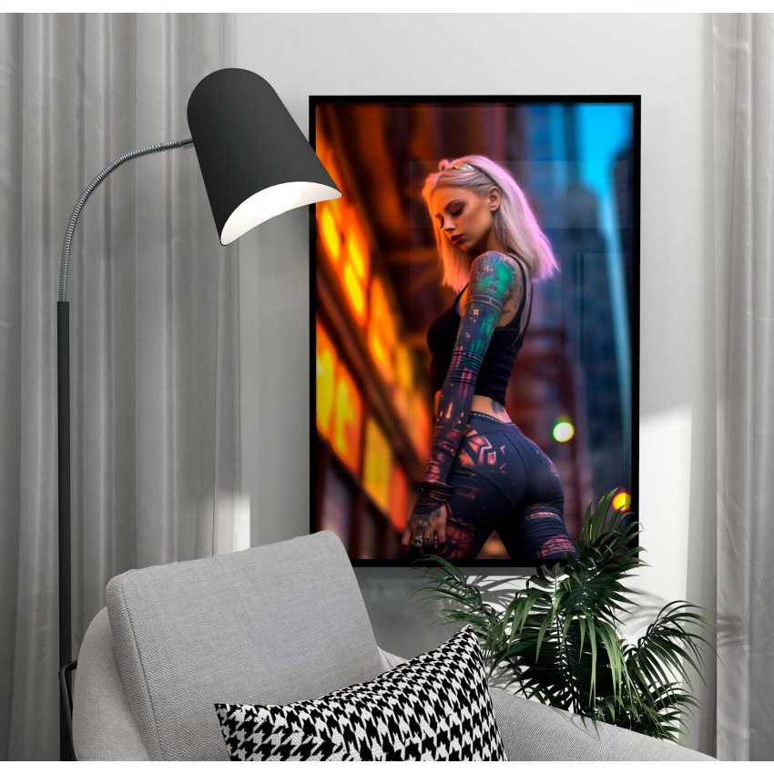 The Future Catwalk Girl - Cyber punk poster The Future Catwalk Girl - Cyber punk poster