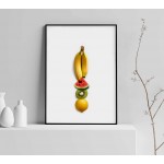 Banan, melon, kiwi, citron - Trendig & enkel kökposter Banan, melon, kiwi, citron - Trendig & enkel kökposter