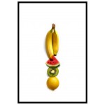 Banan, melon, kiwi, citron - Trendig & enkel kökposter Banan, melon, kiwi, citron - Trendig & enkel kökposter