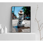 Mr Frost is melting - Funny and happy poster