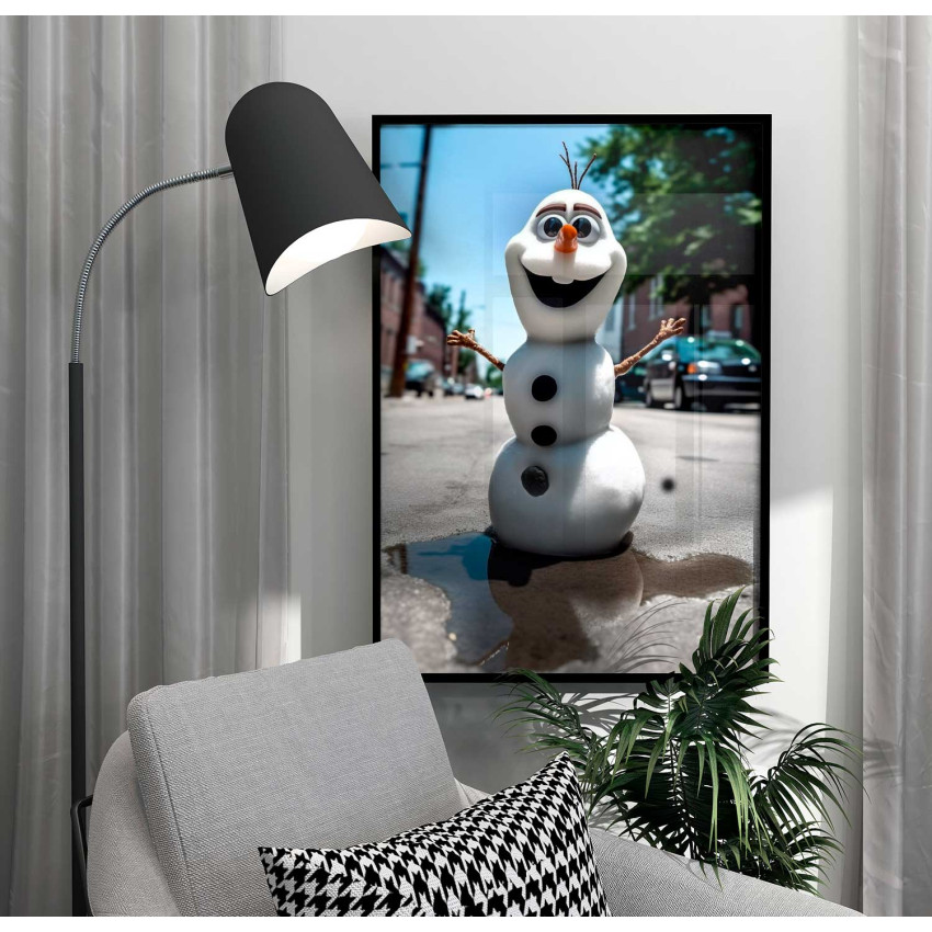 Mr Frost is melting - Funny and happy poster