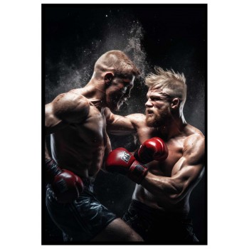 Fighter & Boxing in Action - Sport poster