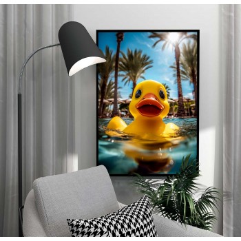 Yellow Rubber Duck - Exotisk och färgstark poster Yellow Rubber Duck - Exotisk och färgstark poster