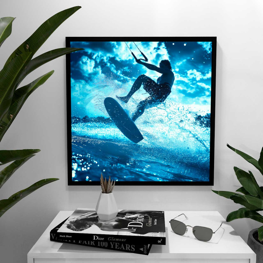 Wakeboard in Action - Square sport poster