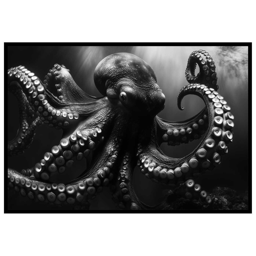 Octopus Giant - Abstract animal poster