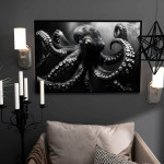 Octopus Giant - Abstract animal poster