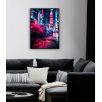 City Sports Car - Cyber punk poster City Sports Car - Cyber punk poster