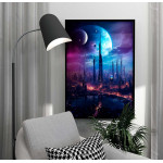 Future City Planet - Cyber punk poster Future City Planet - Cyber punk poster
