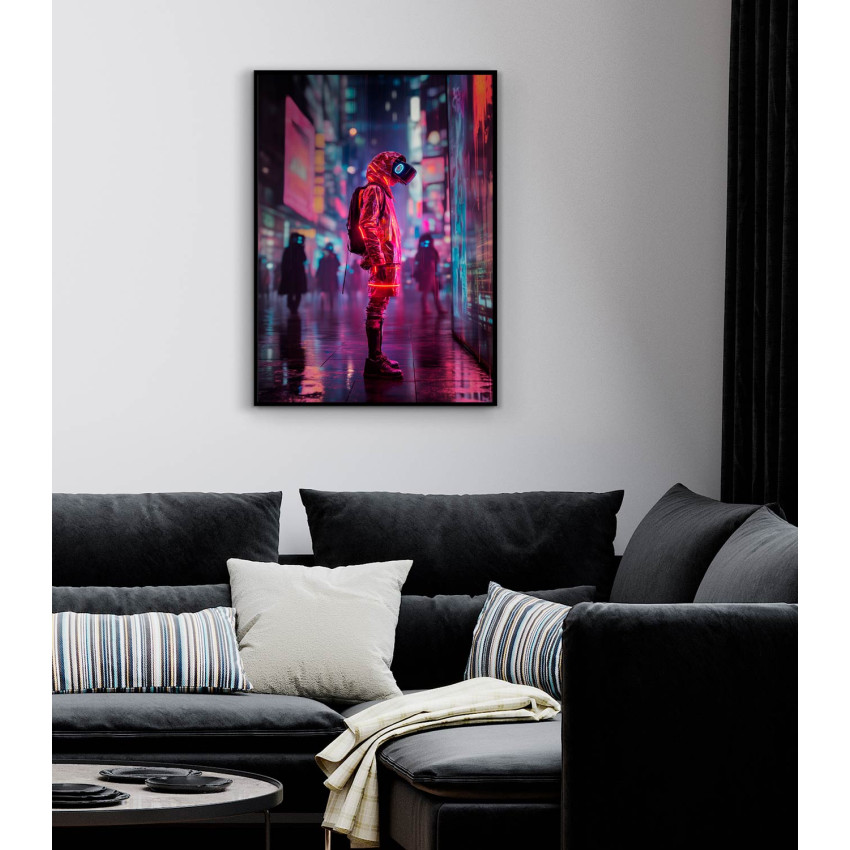 The Future Communication - Cyber punk poster The Future Communication - Cyber punk poster