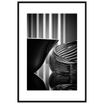 Elegant Bowl in Silver - Kitchen poster