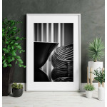 Elegant Bowl in Silver - Kitchen poster