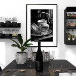 Pile of Dishes - Trendy kitchen poster Pile of Dishes - Trendy kitchen poster