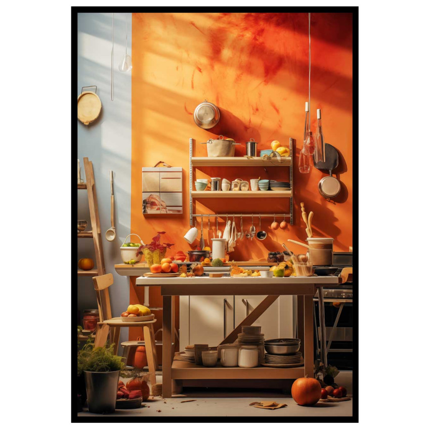 Artsy Kitchen - Orange kökstavla Artsy Kitchen - Orange kökstavla