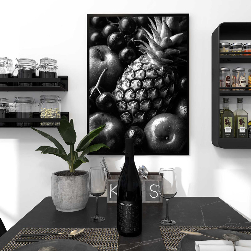 Fruits in the Dark - Trendy poster