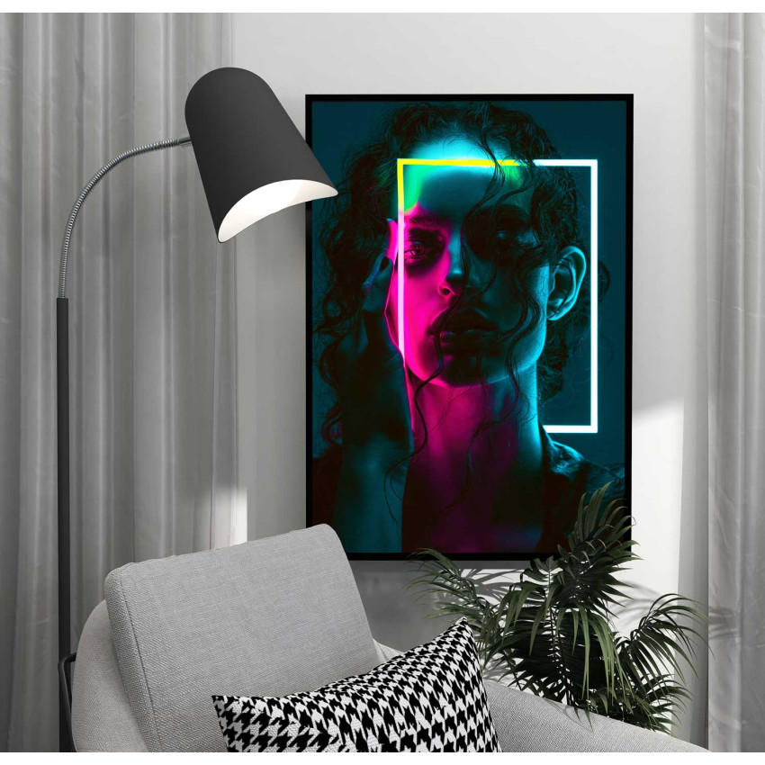 Future Frame Girl - Cyberpunk poster