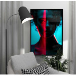 Future Neon Girl - Cyberpunk poster