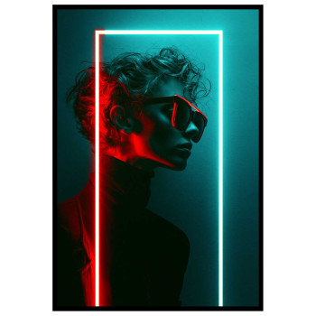 Future Edge Girl - Cyberpunk poster