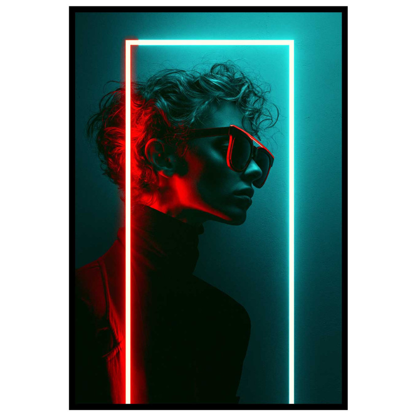 Future Edge Girl - Cyberpunk poster