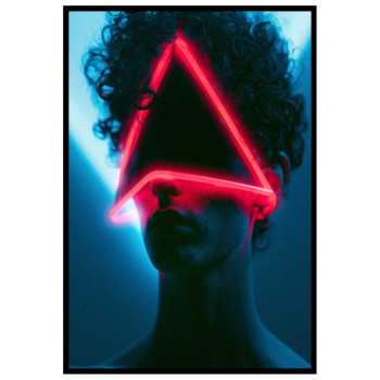 Future Neon Man - Cyberpunk poster