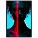 Future Neon Girl - Cyberpunk poster