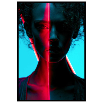 Future Neon Girl - Cyberpunk poster