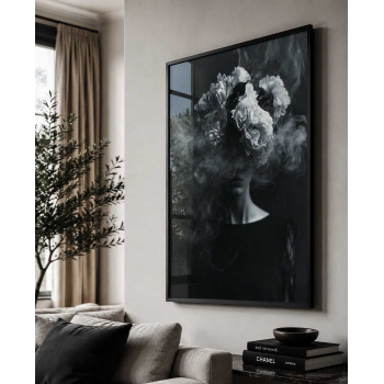Fashion flower girl – Abstrakt Poster