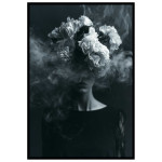 Fashion flower girl – Abstrakt Poster