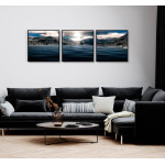 Panorama Poster Sunset - Three Pieces