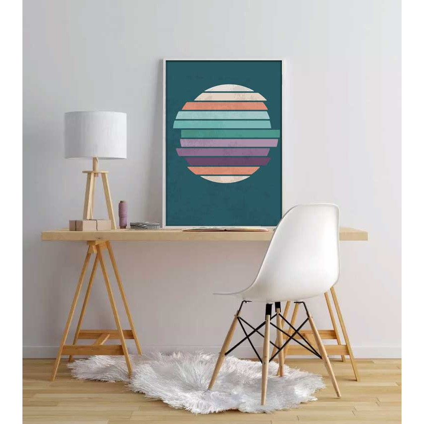 Retro colors #3 - Graphic art poster