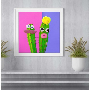 Cactus trendsetter #3 - Kvadratisk poster