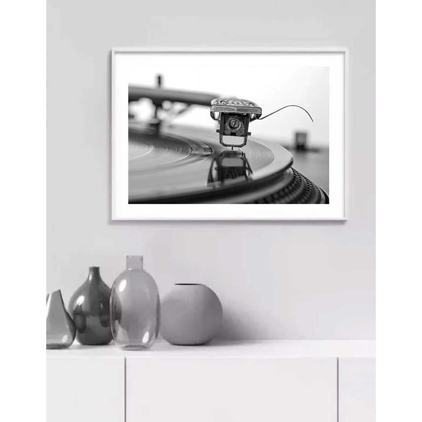 Music poster - Retro vinyl player