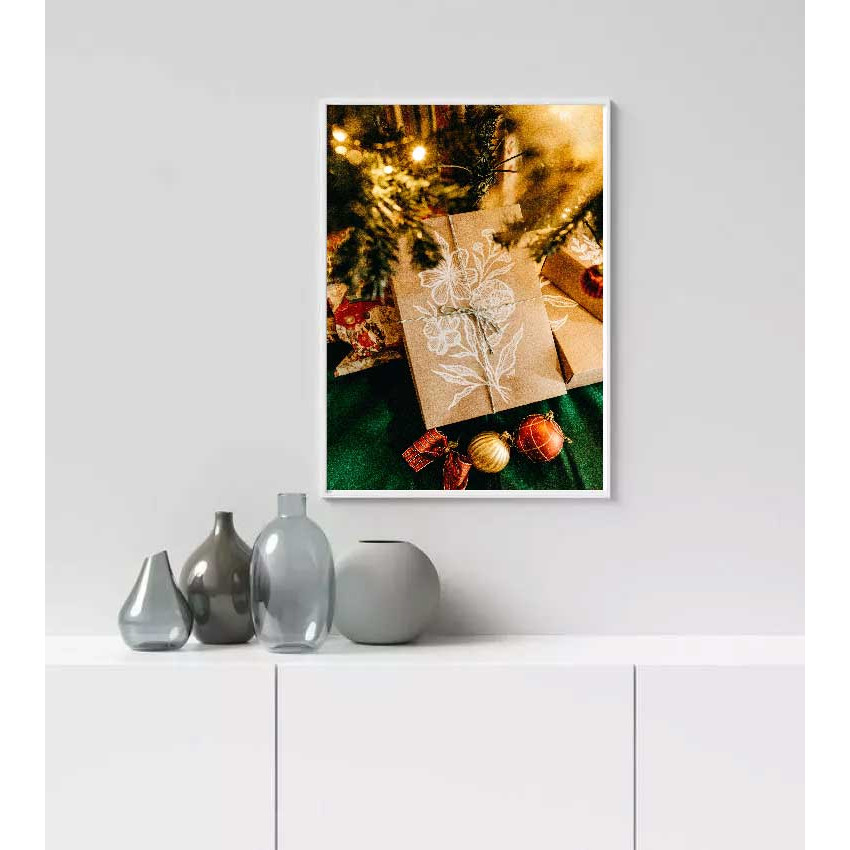 X-mas gifts - Simple holiday poster