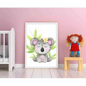 Happy koala - Cute kids poster